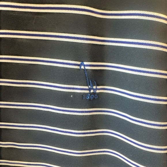 FootJoy Polo Shirt Mens Large Performance Golf Lightweight Striped Stretch - Picture 4 of 6